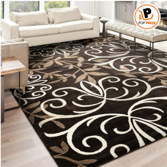 Alfombra XXL Better Homes & Gardens - Diseño Floral (2.74 x 3.96m)