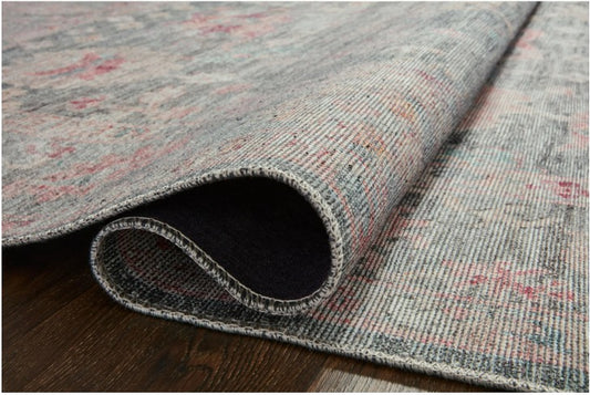 Loloi II Elysium Alfombra de Pasillo Grafito / Multi 2'-6" X 9'-6" 114.00 x 30.00 x 0.19 in