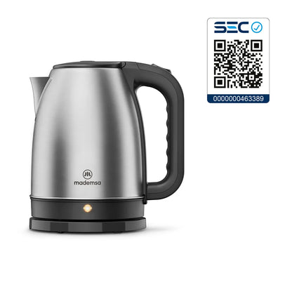 Hervidor Eléctrico Mademsa 1,8L MEK10: Acero Inoxidable y Apagado Automático