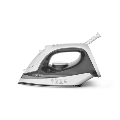 Plancha a Vapor Mademsa MIR10: Base Antiadherente y Golpe de Vapor Vertical