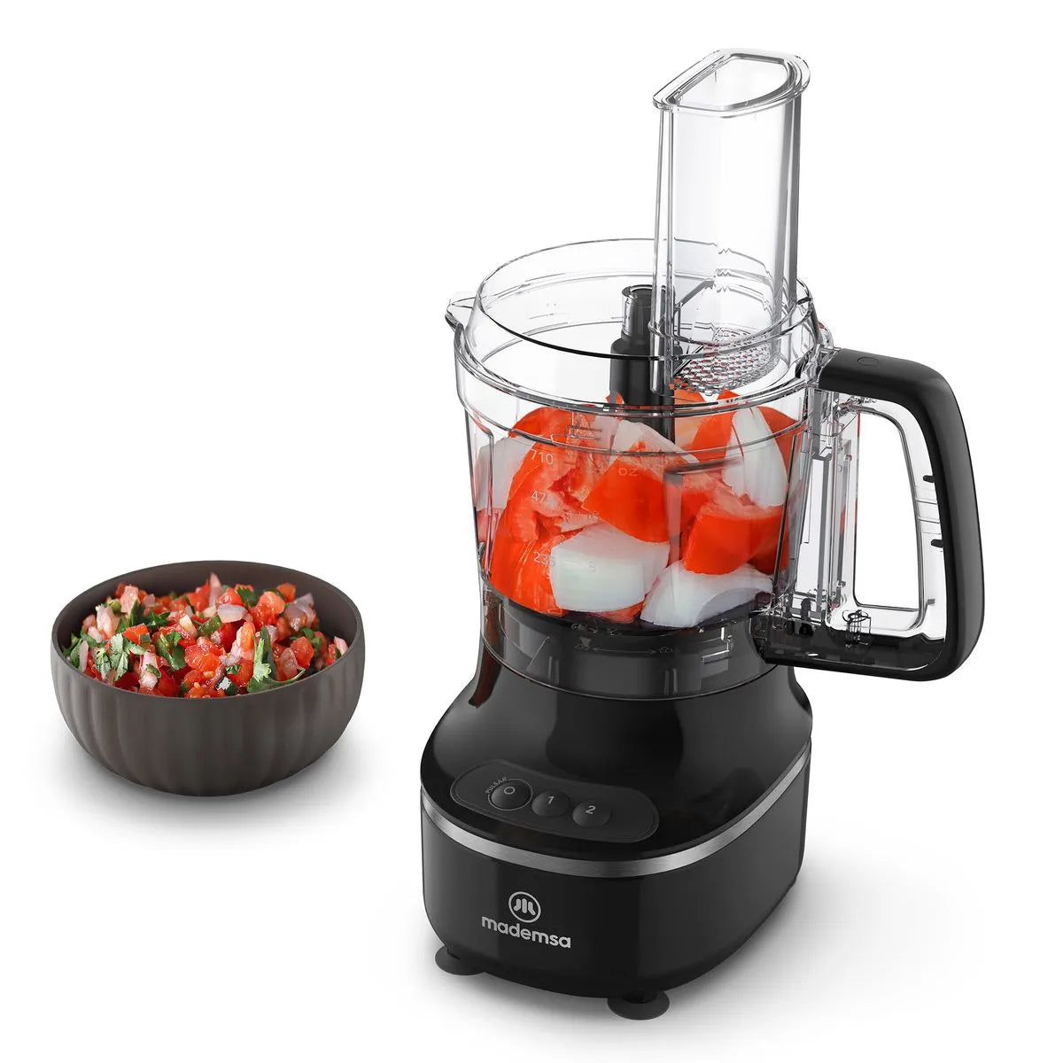 Procesador de Alimentos Mademsa Multifuncional 3 en 1 MFP500 Negro