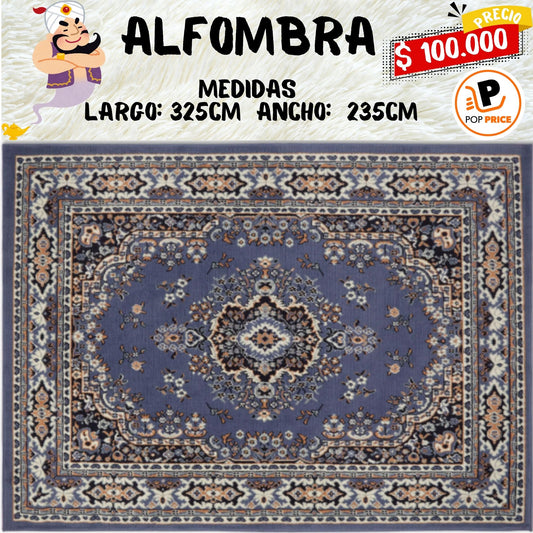 Home Dynamix Premium Sakarya Alfombra Tradicional con Medallón, Azul Campestre/marrón, 7'8"x10'7"