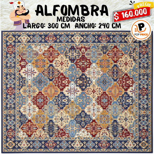 Nourison Grafix Alfombra Persa Multicolor de 7'10" x 9'10", (8x10)