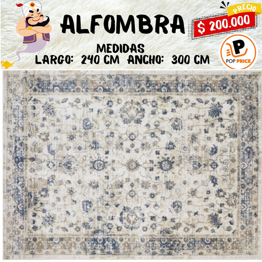 Loomaknoti Kehleigh Adrean 8 'x 10' Marfil Oriental Alfombra de Interior