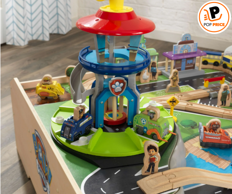 Mesa play de madera con temática de 𝐏𝐀𝐖 𝐏𝐚𝐭𝐫𝐨𝐥 𝐀𝐝𝐯𝐞𝐧𝐭𝐮𝐫𝐞 𝐁𝐚𝐲