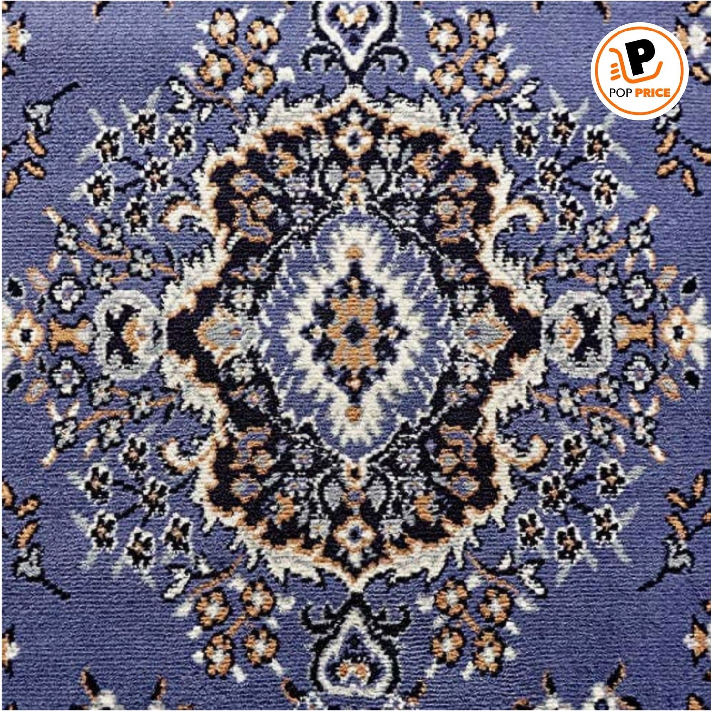 Home Dynamix Premium Sakarya Alfombra Tradicional con Medallón, Azul Campestre/marrón, 7'8"x10'7"
