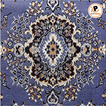 Home Dynamix Premium Sakarya Alfombra Tradicional con Medallón, Azul Campestre/marrón, 7'8"x10'7"