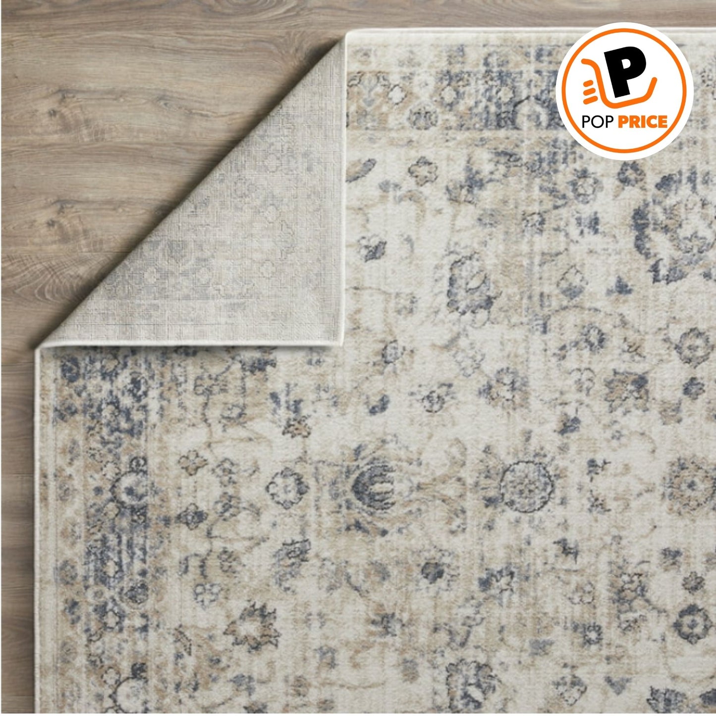 Loomaknoti Kehleigh Adrean 8 'x 10' Marfil Oriental Alfombra de Interior