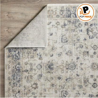 Loomaknoti Kehleigh Adrean 8 'x 10' Marfil Oriental Alfombra de Interior