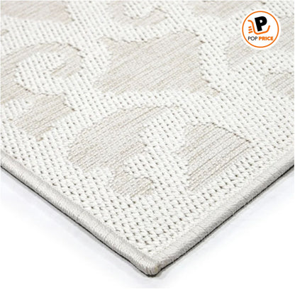 My Texas House Alfombra Reversible Natural para Interiores y Exteriores Arlington de 9' X 13'