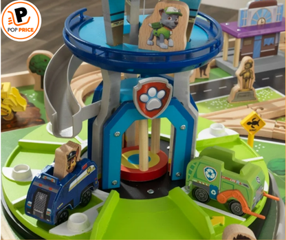 Mesa play de madera con temática de 𝐏𝐀𝐖 𝐏𝐚𝐭𝐫𝐨𝐥 𝐀𝐝𝐯𝐞𝐧𝐭𝐮𝐫𝐞 𝐁𝐚𝐲