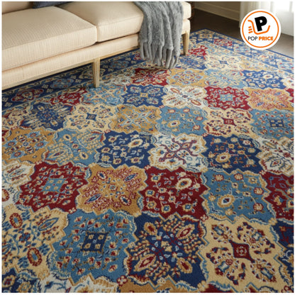 Nourison Grafix Alfombra Persa Multicolor de 7'10" x 9'10", (8x10)