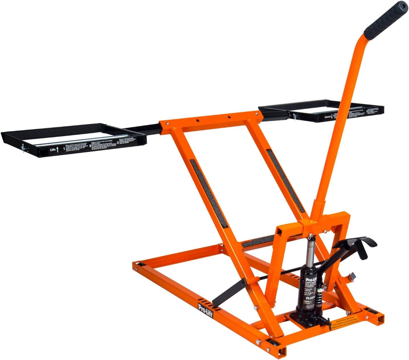 Pro-Lift Gato elevador para cortacésped, capacidad de 350 libras para tractores y cortadoras de césped de giro cero