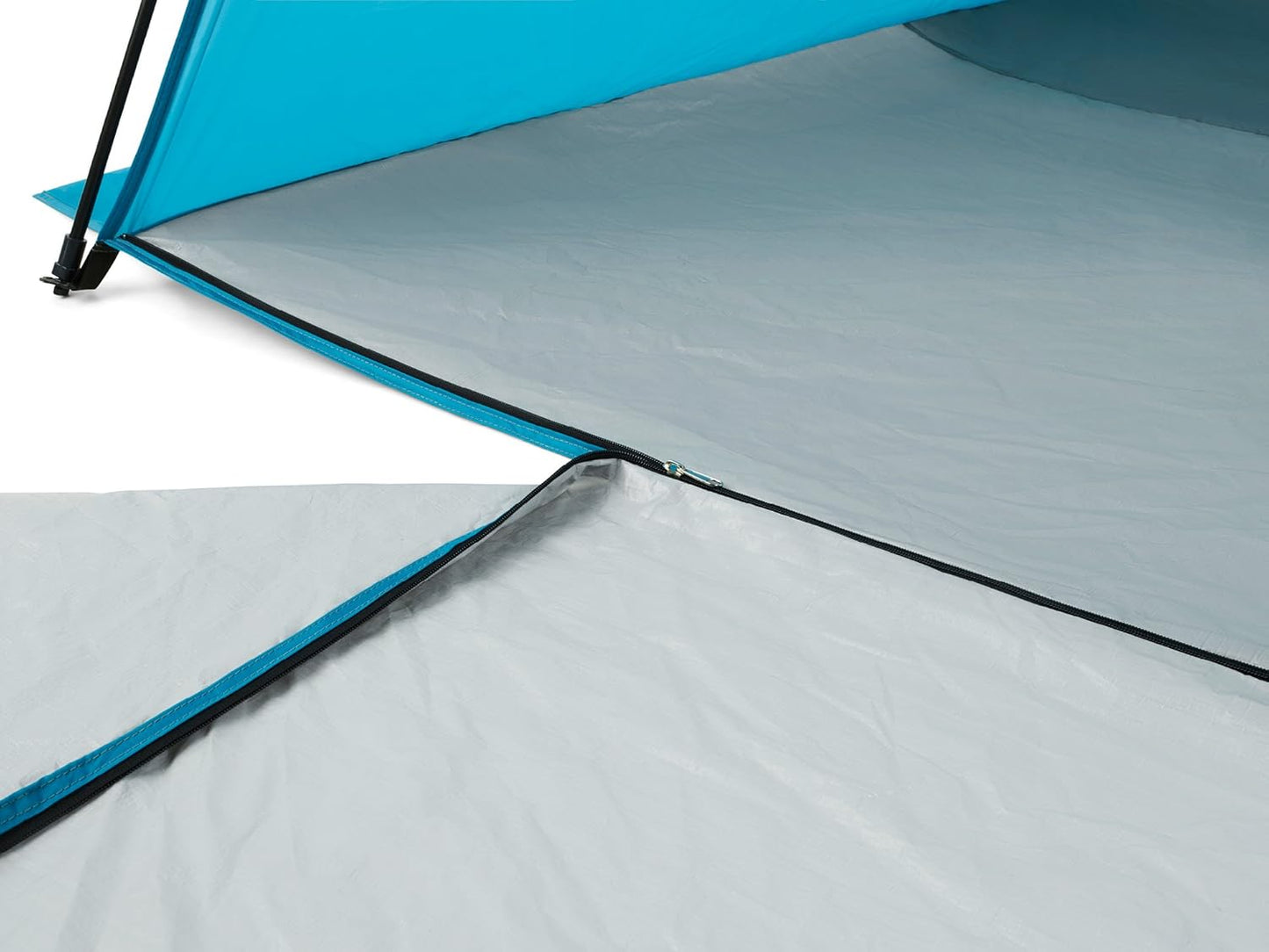 Carpa de Playa Pacific Breeze Deluxe XL: Montaje Rápido Pop-Up y Protección UPF 50+ (Azul)