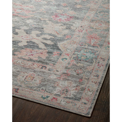 Loloi II Elysium Alfombra de Pasillo Grafito / Multi 2'-6" X 9'-6" 114.00 x 30.00 x 0.19 in