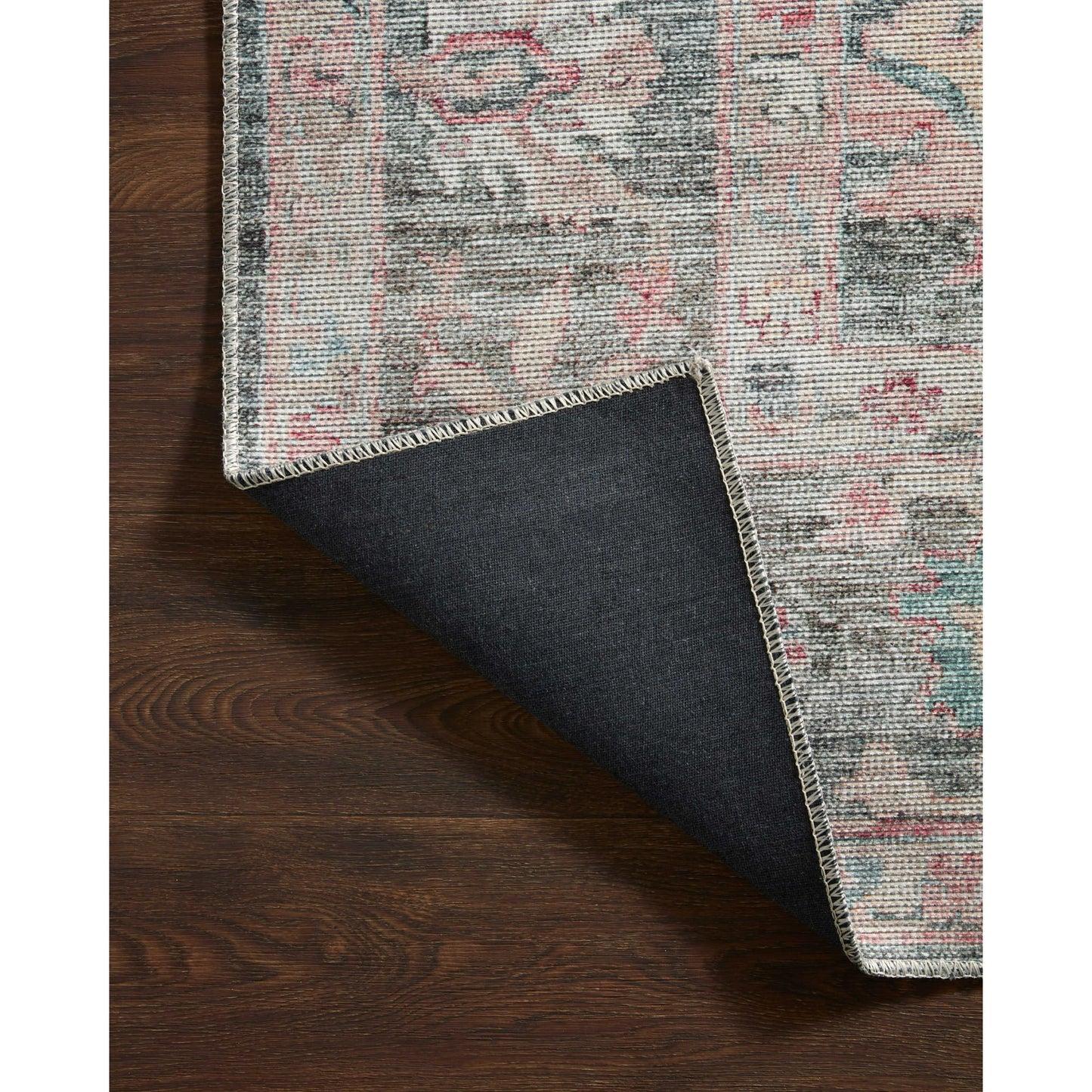 Loloi II Elysium Alfombra de Pasillo Grafito / Multi 2'-6" X 9'-6" 114.00 x 30.00 x 0.19 in