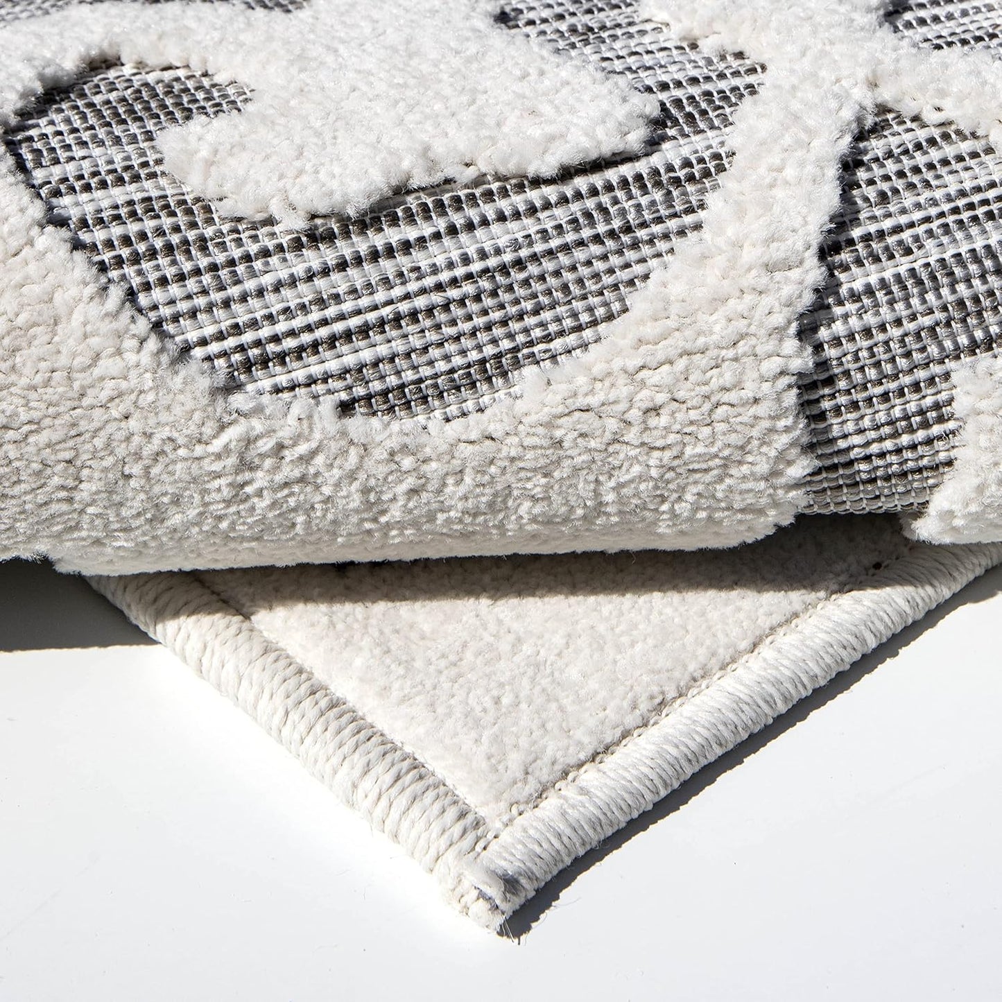 Orian Rugs My Texas House Lady Bird - Alfombra de área para interiores y exteriores, gris natural, 2 pies 11 pulgadas x 4 pies 5 pulgadas medidas 160 x 230 cm