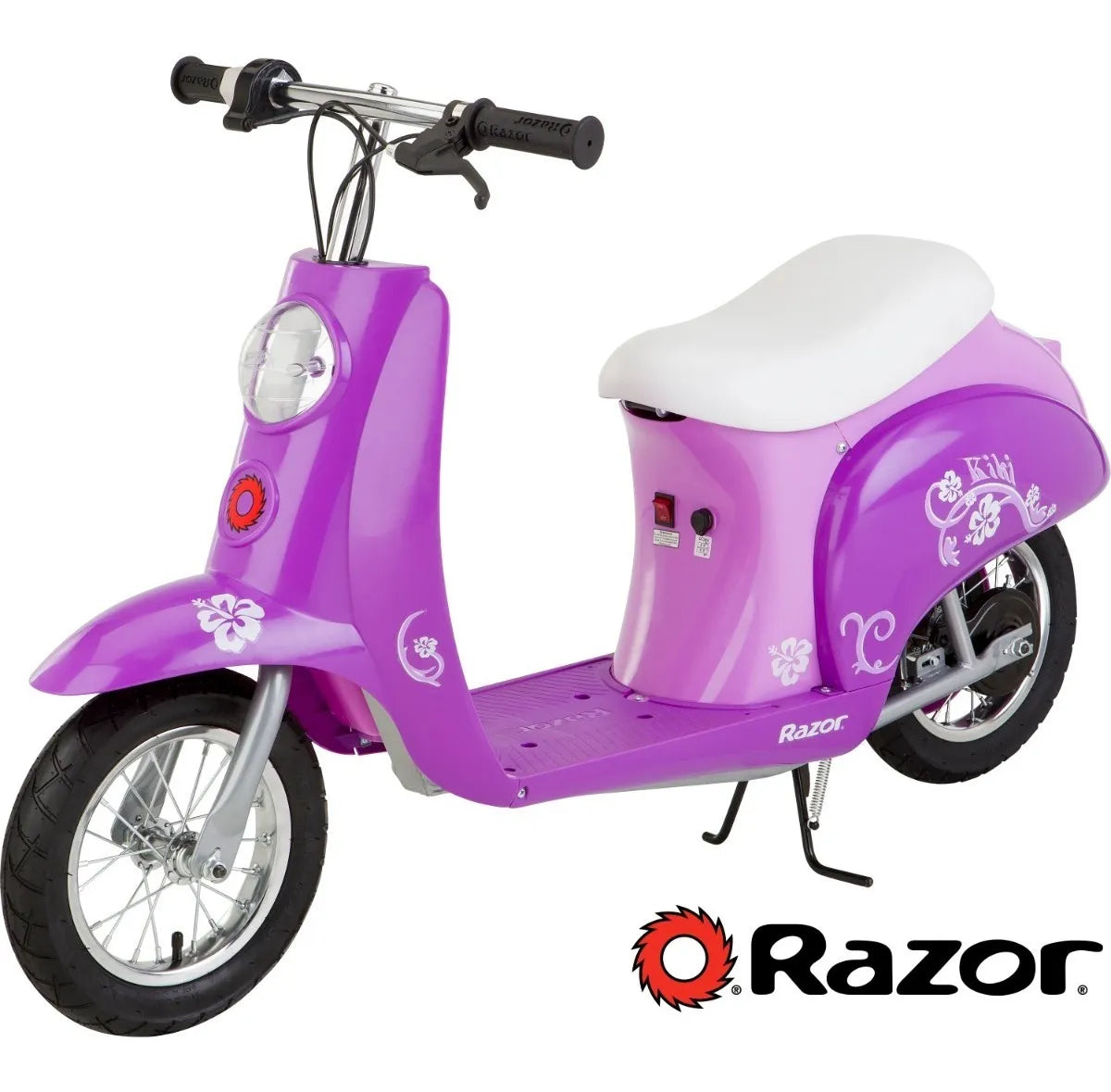 Motocicleta Eléctrica Razor Pocket Mod (24V) - Vintage Morada - Max 24 km/h