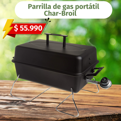 Parrilla de gas portátil Char-Broil, parrilla estándar, Estándar, Negro