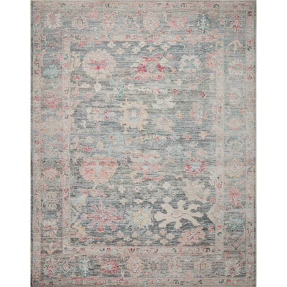 Loloi II Elysium Alfombra de Pasillo Grafito / Multi 2'-6" X 9'-6" 114.00 x 30.00 x 0.19 in