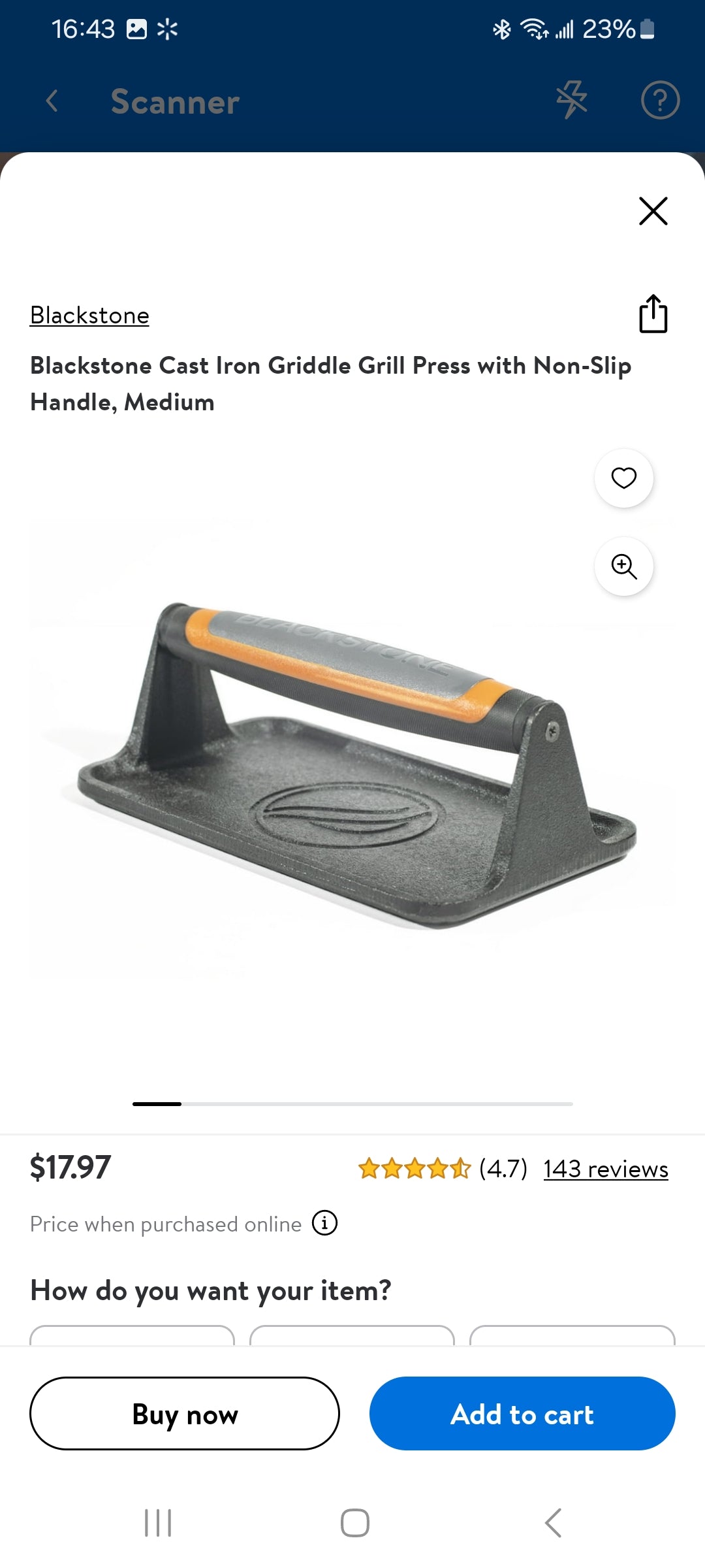 BlackStone Griddle Press