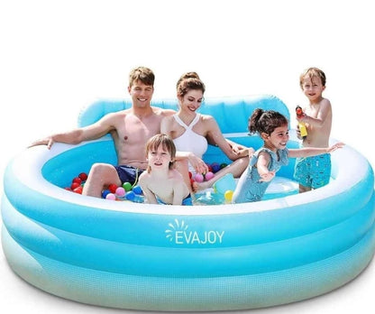 Piscina Inflable Evajoy con Respaldo