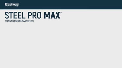 Juego de Piscina Elevada Steel Pro MAX de 15' X 48" - 4231 Galones, Piscina Familiar Al Aire Libre, Resistente a la Corrosión y a Perforaciones, Incluye Filtro, Bomba, Escalera y Cubierta