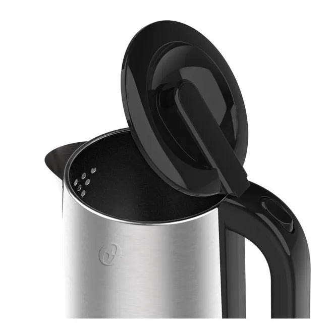 Hervidor Eléctrico Oster de Acero Inoxidable 2L: Rápido, Seguro y Elegante (Gris BVSTKT674)