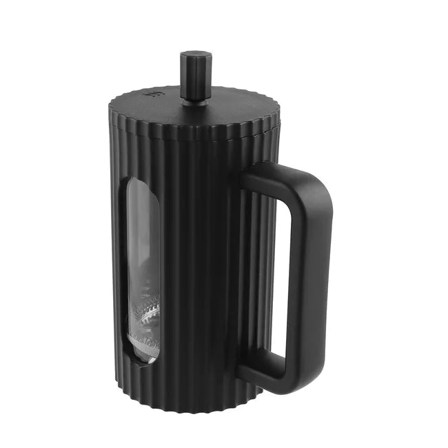 Cafetera Prensa Francesa (Émbolo): Vidrio, 1000 ml y Diseño Ejecutivo (Negro)