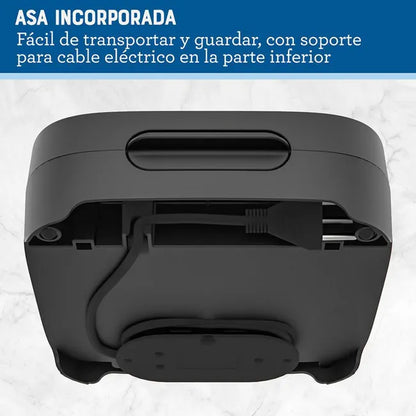Sandwichera Oster Compacta con Platos Hondos: 750W para Sándwiches de Cierre (CKSTSM400-052)