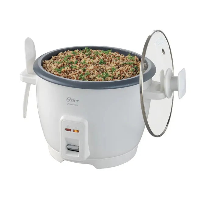 Arrocera Eléctrica Oster® de 7 Tazas: Cocción Perfecta y Capacidad Familiar (Blanca CKSTRCB7DFWHT)