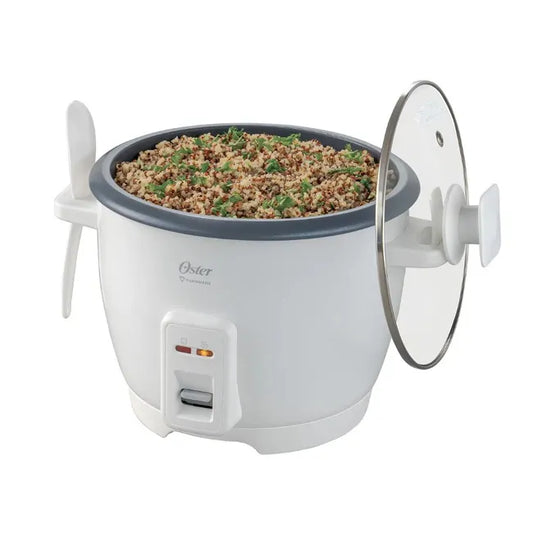 Arrocera Eléctrica Oster® de 7 Tazas: Cocción Perfecta y Capacidad Familiar (Blanca CKSTRCB7DFWHT)