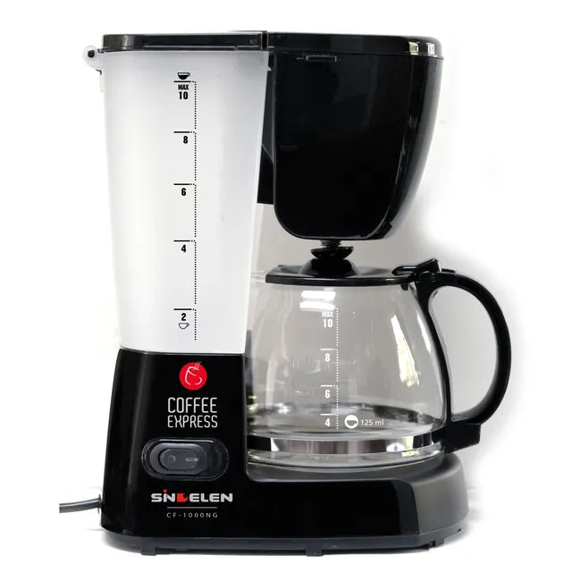 Cafetera de Goteo Coffee Express: 10 Tazas, 900W y Función Mantener Caliente (CF-1000NG)