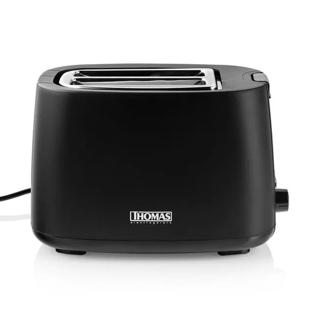 ostador Thomas Negro: 2 Rebanadas, 7 Niveles de Tostado y 750W (TH-117)