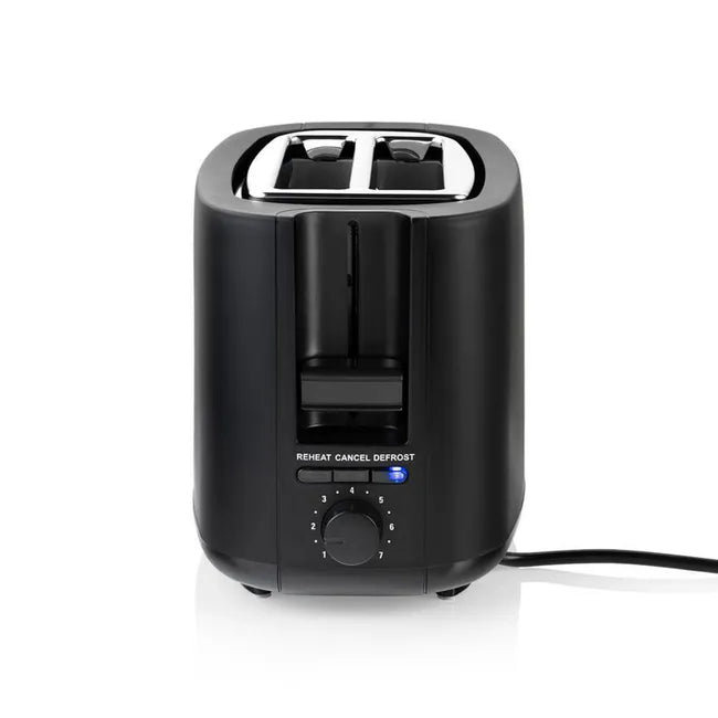 ostador Thomas Negro: 2 Rebanadas, 7 Niveles de Tostado y 750W (TH-117)